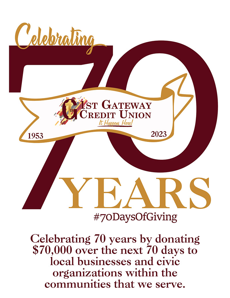 Celebrating 70 years by donating 70,000 over the next 70 days.